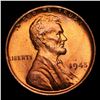 Image 2 : 1945-p Lincoln Cent 1c Grades GEM+ Unc RB