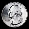 Image 2 : 1941-p Washington Quarter 25c Grades GEM Unc