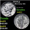 Image 1 : 1944-p Mercury Dime 10c Grades Choice+ Unc