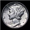 Image 2 : 1944-p Mercury Dime 10c Grades Choice+ Unc