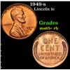 Image 1 : 1949-s Lincoln Cent 1c Grades Gem+ Unc RB