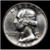Image 2 : 1955-d Washington Quarter 25c Grades Choice+ Unc