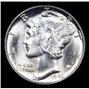 Image 2 : 1943-p Mercury Dime 10c Graded ms67+ BY SEGS