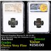 Image 1 : NGC Seleucid Kingdom Sleucus IV, 187-175 BC AE20 Serrate(7.58g) obv Doinysus rv prow Graded Choice V