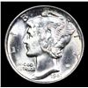 Image 2 : 1941-p Mercury Dime 10c Grades GEM++ Unc