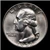 Image 2 : 1953-d Washington Quarter 25c Grades GEM+ Unc