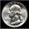 Image 2 : 1941-p Washington Quarter 25c Grades GEM+ Unc