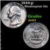 Image 1 : 1944-p Washington Quarter 25c Grades Choice Unc