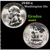 Image 1 : 1946-s Washington Quarter 25c Grades Choice Unc