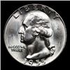 Image 2 : 1955-p Washington Quarter 25c Grades GEM++ Unc