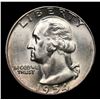 Image 2 : 1954-p Washington Quarter 25c Grades GEM++ Unc