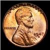 Image 2 : 1947-d Lincoln Cent 1c Grades GEM Unc RD