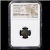 Image 2 : NGC Phoenicia, AKE-PTOL 2nd century BC(2.70g) obv Dioscuri jugate rv cornucopia Graded VF By NGC