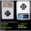 Image 1 : NGC Thrace, Mesambria c.2nd-1st Centuries BC AE20(6.53g) obv female head rv Athena advancing Graded 