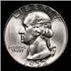 Image 2 : 1952-p Washington Quarter 25c Grades GEM+ Unc