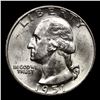 Image 2 : 1951-d Washington Quarter 25c Grades Choice Unc