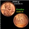 Image 1 : 1941-p Lincoln Cent 1c Grades GEM+ Unc RB