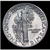 Image 3 : 1943-p Mercury Dime 10c Grades GEM Unc