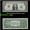 Image 1 : 1963 $1 Federal Reserve Note Grades Gem CU
