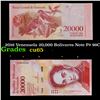 Image 1 : 2016 Venezuela 20,000 Bolivares Note P# 99C Grades Gem CU