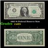 Image 1 : 1963 $1 Federal Reserve Note Grades Gem CU