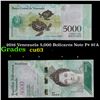 Image 1 : 2016 Venezuela 5,000 Bolicares Note P# 97A Grades Select CU
