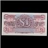 Image 3 : Set of 3 Concecutive 1950 Great Britain Military Payment 1 Pound Note P# m22A Grades CU