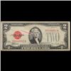Image 2 : 1928F $2 Red seal United States Note Grades vf+