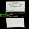 Image 1 : C.S.A. 20 Dollar Note Aug 19, 1861 Grades Select CU