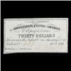 Image 2 : C.S.A. 20 Dollar Note Aug 19, 1861 Grades Select CU