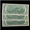 Image 7 : Set of 3 Concecutive 1976 $2 Federal Reserve Note Grades CU