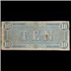 Image 3 : 1864 $10 Confederate Note, T68 Grades vf+
