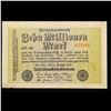 Image 2 : 1923 Fifth Issue Germany 10 Million Mark Post-WWI Hyperinflation Banknote P# 106a, Watermark: G/D in