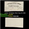 Image 1 : C.S.A. 20 Dollar Note Aug 19, 1861 Grades Choice AU/BU Slider