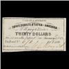 Image 2 : C.S.A. 20 Dollar Note Aug 19, 1861 Grades Choice AU/BU Slider