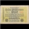 Image 2 : 1923 Fifth Issue Germany 10 Million Mark Post-WWI Hyperinflation Banknote P# 106a, Watermark: G/D in