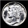 Image 2 : 1934-d Mercury Dime 10c Grades GEM++ Unc
