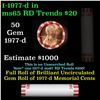 Image 1 : Shotgun Lincoln 1c roll, 1977-d 50 pcs Bank Wrapper.