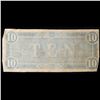 Image 3 : 1864 $10 Confederate Note, T68 Grades vf+
