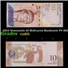 Image 1 : 2013 Venezuela 10 Bolivares Banknote P# 90d Grades Gem CU
