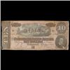 Image 2 : 1864 $10 Confederate Note, T68 Grades vf+