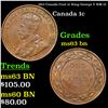 Image 1 : 1913 Canada Cent 1c King George V KM-21 Grades Select Unc BN