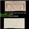 Image 1 : C.S.A. 30 Dollar Note Feb 17th, 1864 Grades Choice AU/BU Slider