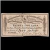 Image 2 : C.S.A. 30 Dollar Note Feb 17th, 1864 Grades Choice AU/BU Slider