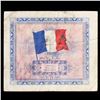 Image 3 : 1944 France 5 Franc Note (WW2 Allied Currency) P# 155A Grades vf+