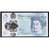 Image 2 : 2015 ND Issue Great Britain 5 Pounds Banknote P# 394 Grades Select AU
