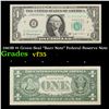 Image 1 : 1963B $1 Green Seal "Barr Note" Federal Reserve Note Grades vf++