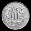 Image 3 : ***Auction Highlight*** 1856 Three Cent Silver 3cs Graded Choice Unc By USCG (fc)