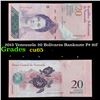 Image 1 : 2013 Venezuela 20 Bolivares Banknote P# 91f Grades Gem CU