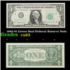 Image 1 : 1963 $1 Green Seal Federal Reserve Note Grades Select CU